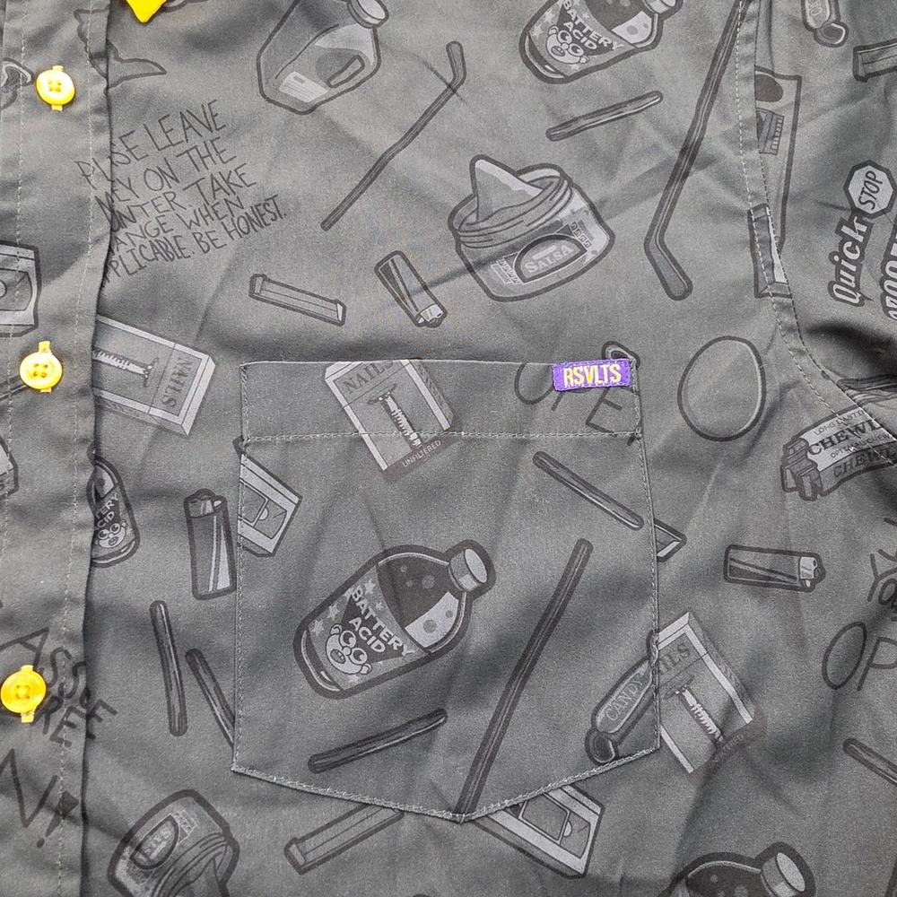 RSVLTS Kevin Smith Clerks Shirt Large Kunuflex Quick Stop I Assure You Were Open - Picture 3 of 10
